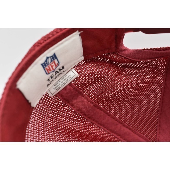 Official NFL Team Arizona Cardinals Red and White Embroidered Snap Back Hat - Picture 8 of 9